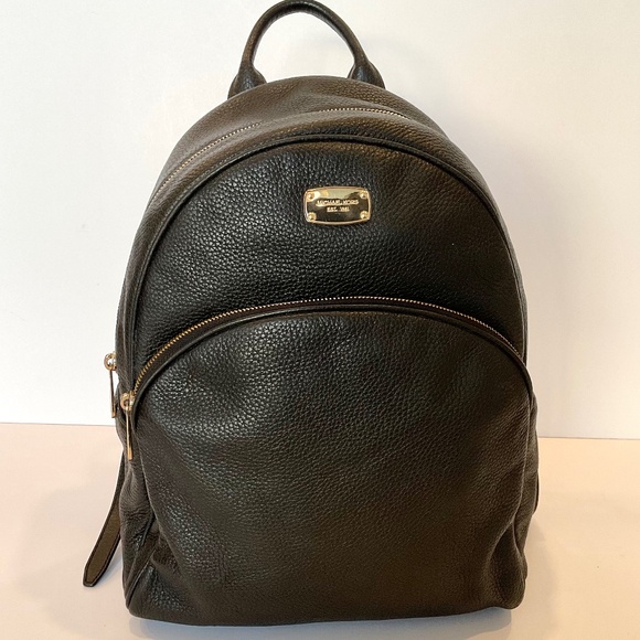 MICHEAL KORS Black Large Leather Backpack - Picture 5 of 13